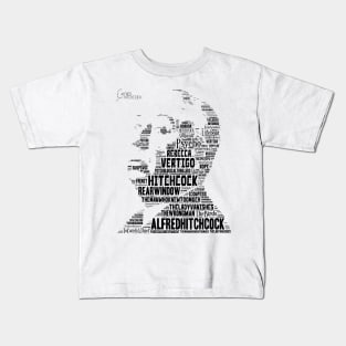 Alfred Hitchcock - In words Kids T-Shirt